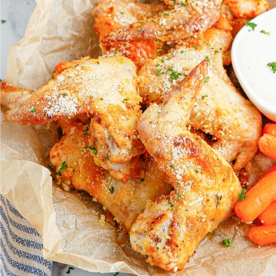 Garlic Parmesan Chicken Wings