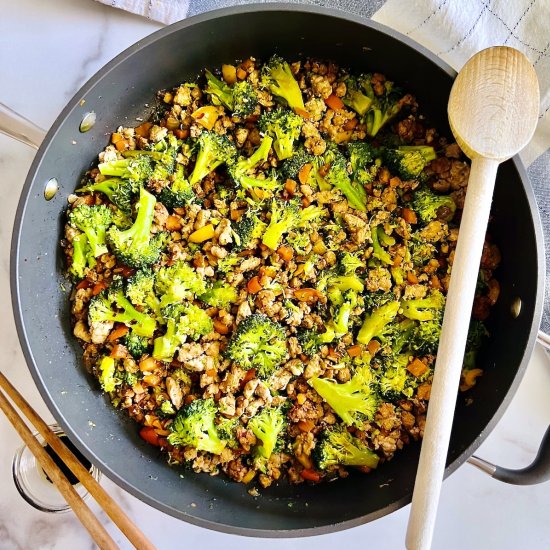 Ground Pork Stir Fry