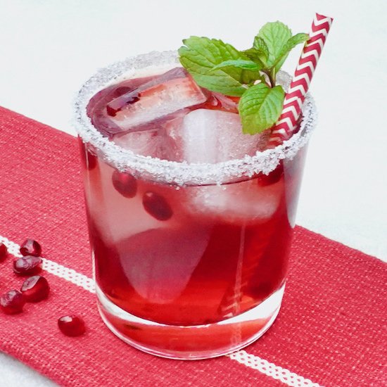 Pomegranate Mint Cocktail