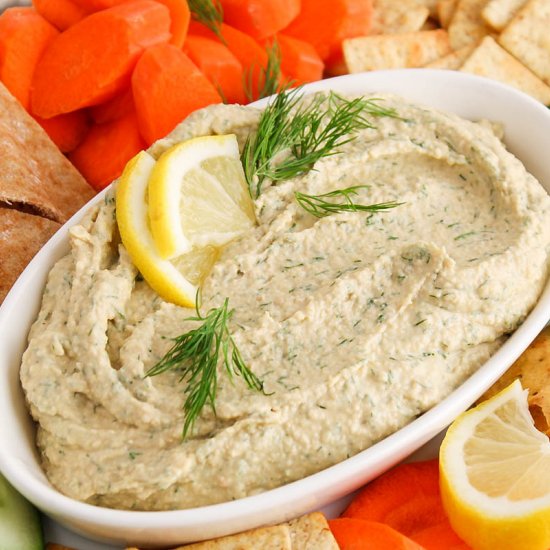 Dill hummus