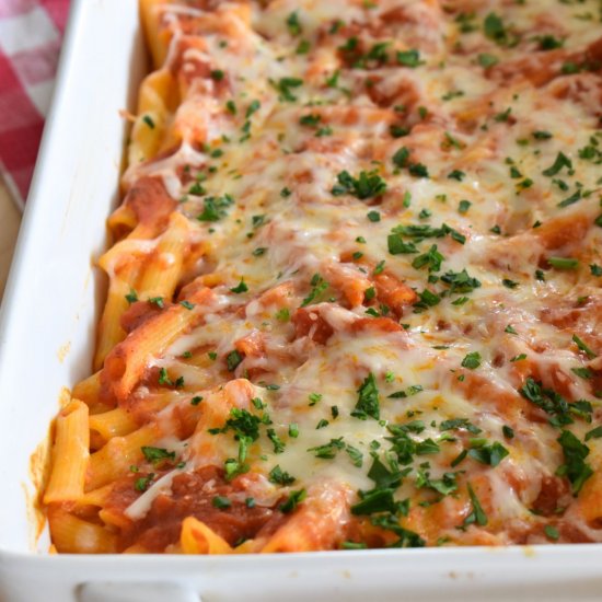 Baked Penne with Ricotta