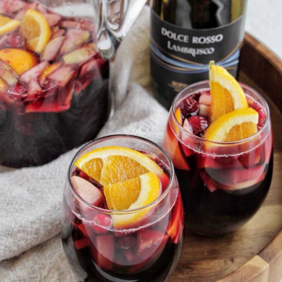 Sparkling Lambrusco Sangria