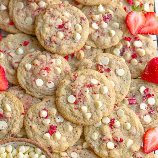 Strawberry Shortcake Cookies