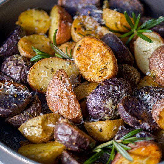 Rosemary Parm Roasted Baby Potatoes