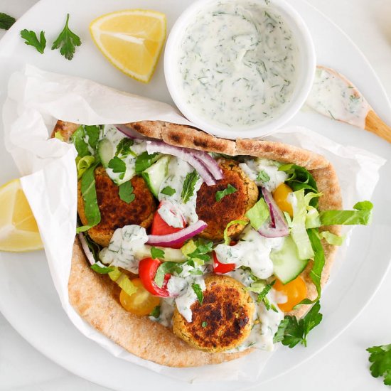 Vegan Falafel Gyro