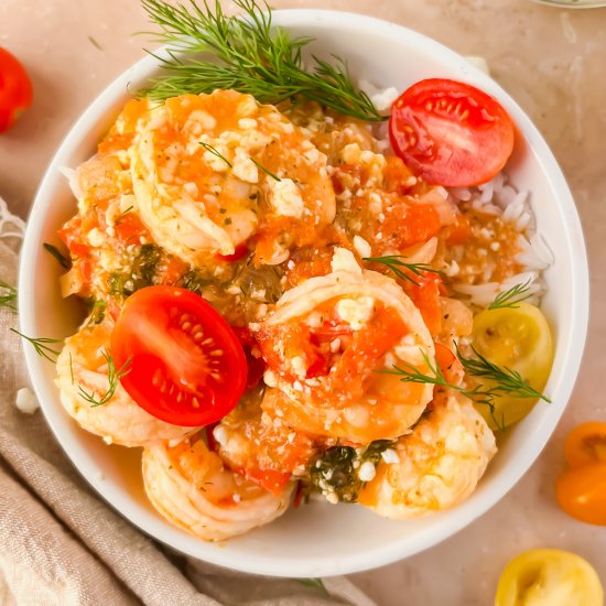 Shrimp Saganaki