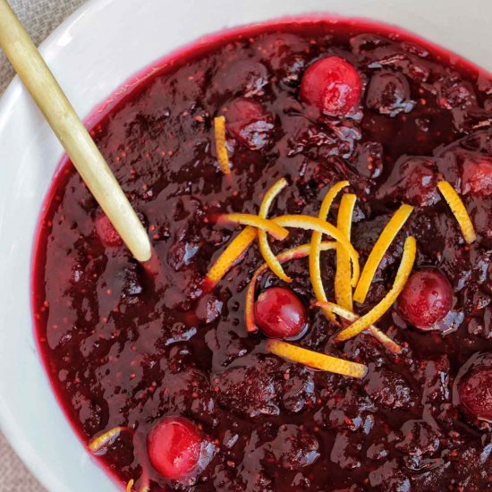 Make Ahead Cranberry Sauce