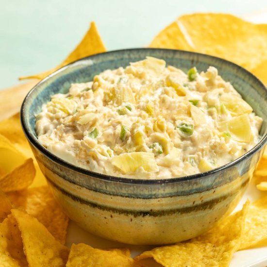 Artichoke, Jalapeno and Cheese Dip