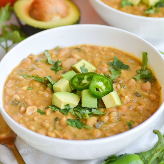 Creamy Vegan White Chili