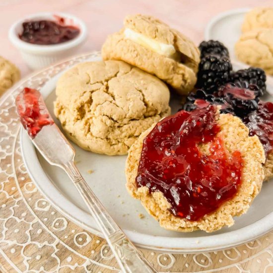 Oat Flour Biscuits