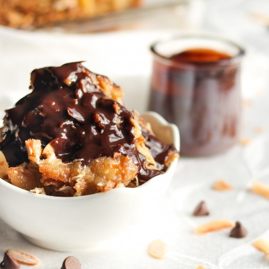 Almond Joy Bread Pudding