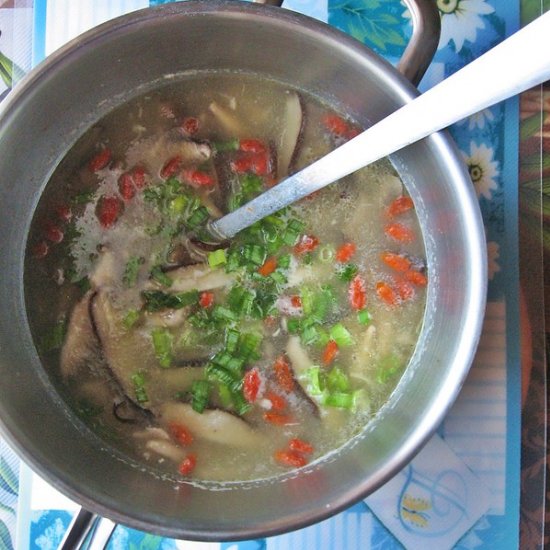 Winter Melon Mushroom Soup