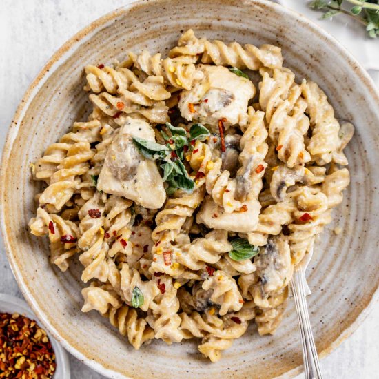 Chicken Parmesan Garlic Pasta