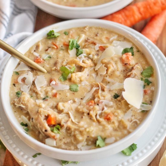 Creamy Chicken and Rice Soup