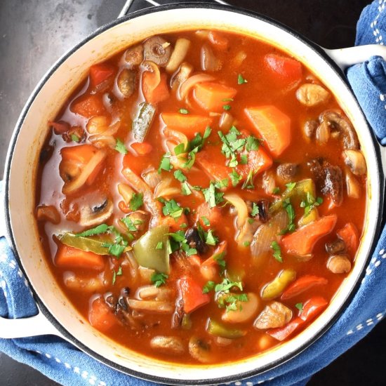 Hungarian-Style Vegetarian Goulash