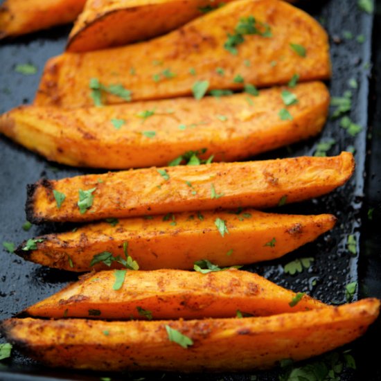 Chili Lime Sweet Potato Wedges