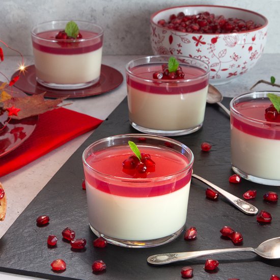 PANNA COTTA DE GRANADA