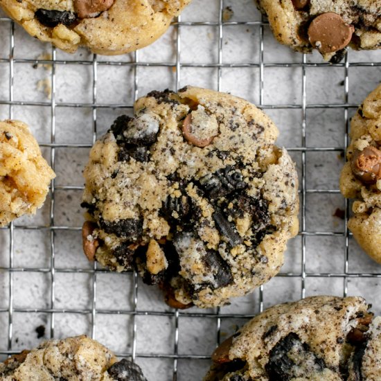 Oreo and Chocolate Chip Cookies