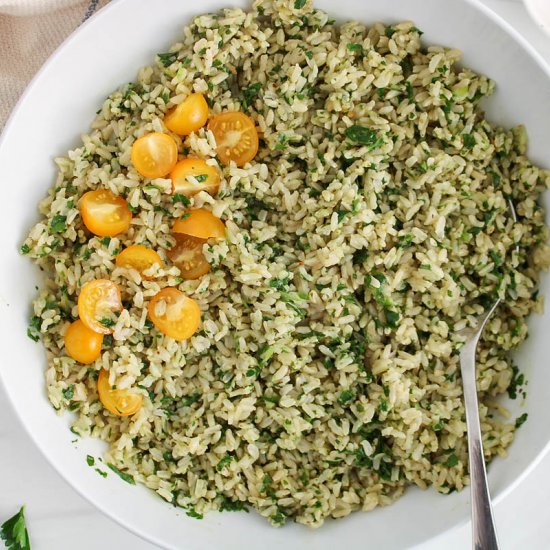 Chimichurri rice