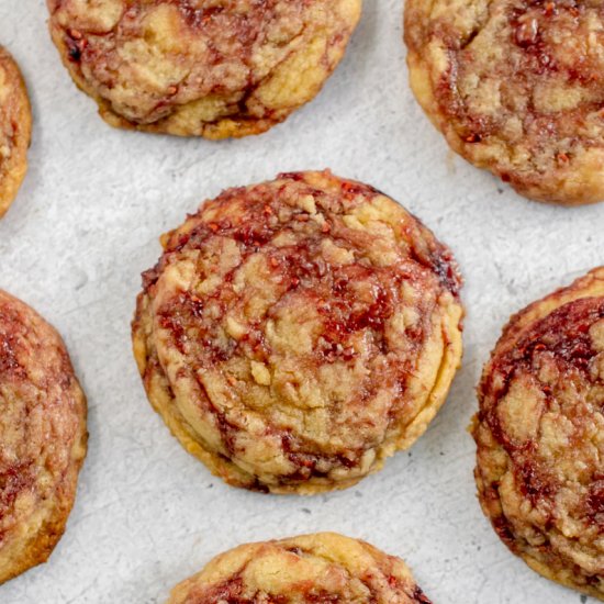 Strawberry Jam Cookies