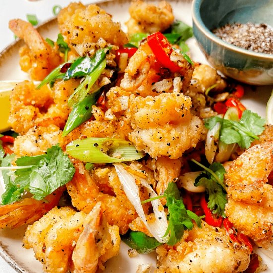 Salt and Pepper Crispy Shrimp