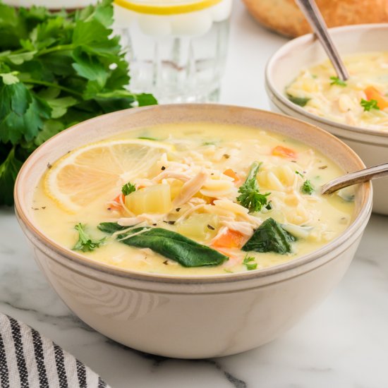 Greek Lemon Soup with Chicken