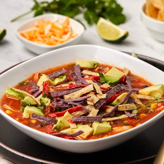 Rotisserie Chicken Tortilla Soup