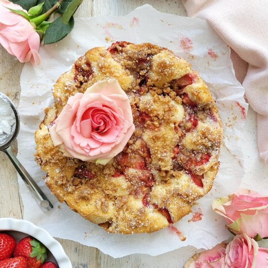 Strawberry Crumb Cake