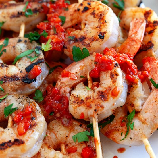 Grilled Shrimp Kebobs