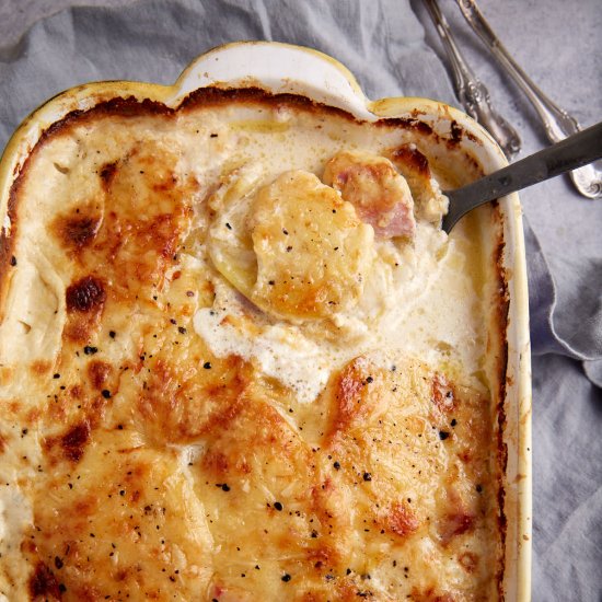 Scalloped Potatoes and Ham