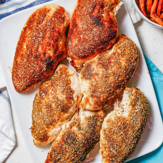 Baked Split Chicken Breasts