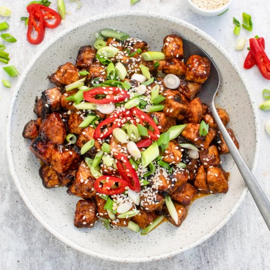 General Tso’s tempeh