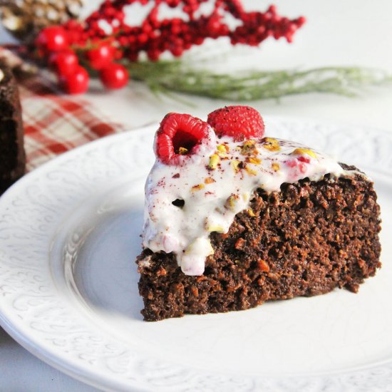 Gluten free cocoa carrot cake