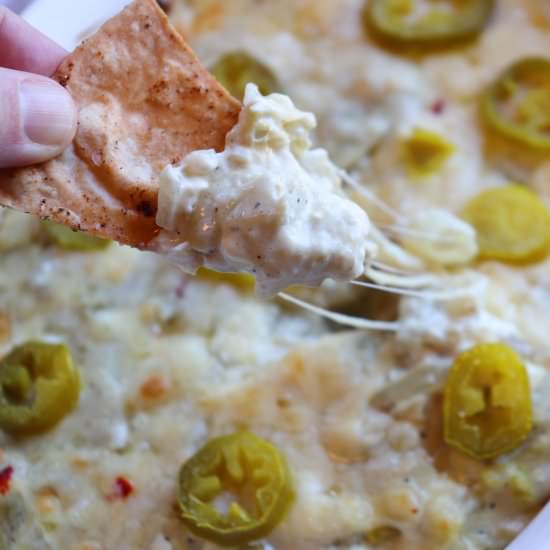 Jalapeno Green Chili Artichoke Dip