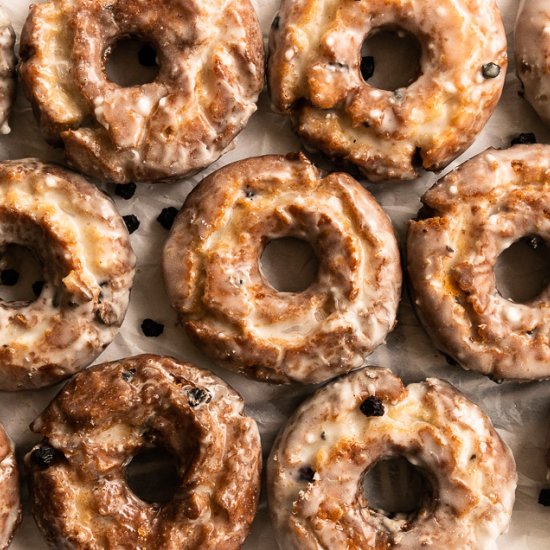 Blueberry Cake Donuts & Donut Holes