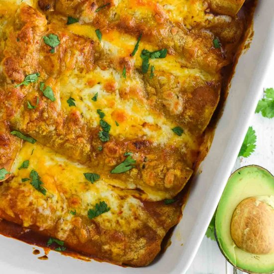 Ground Turkey Enchiladas