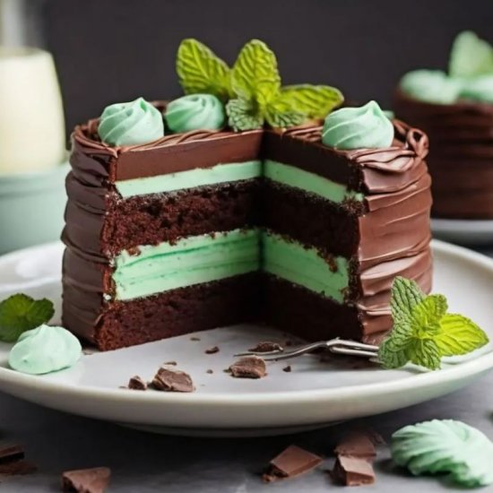 Mint Chocolate Cake