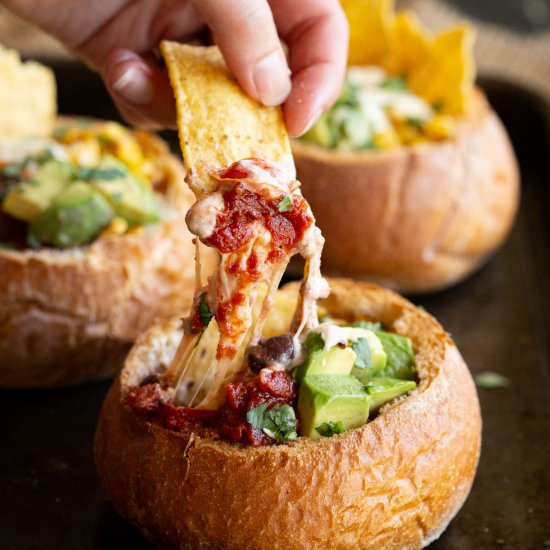 ​Mini Mexican Style Cob Loaf Dips