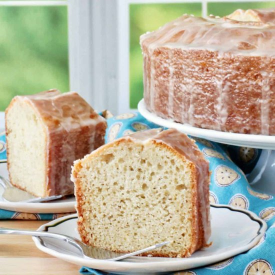 Glazed Tangerine Donut Cake