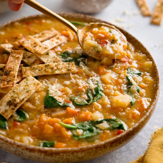 Slow Cooker Lentil Soup