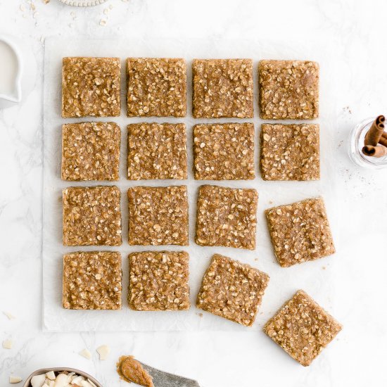 Almond Butter Oatmeal Bars