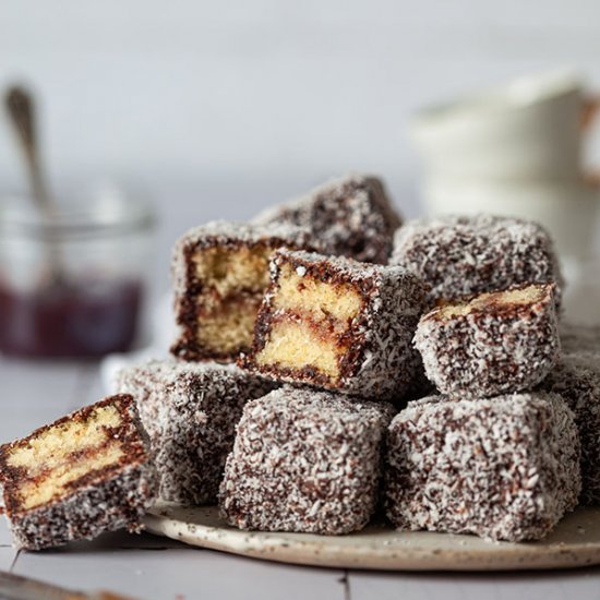 Homemade Vegan Lamingtons