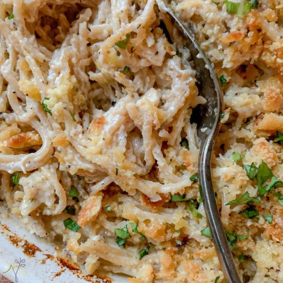 Turkey and Noodles Tetrazzini