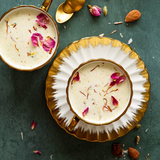 Badam Milk (Indian Almond Milk)