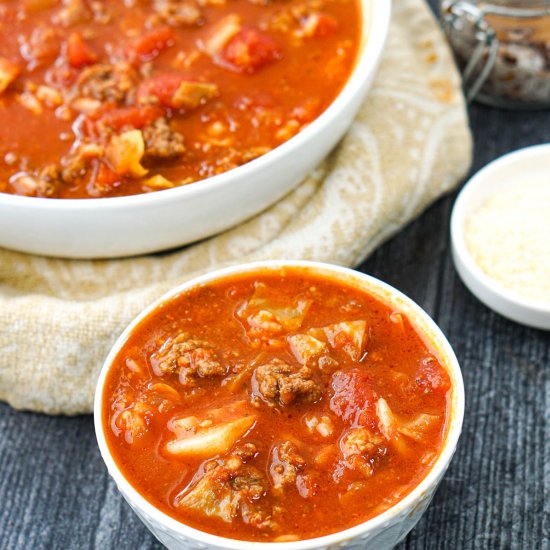 Easy Stuffed Cabbage Soup Recipe