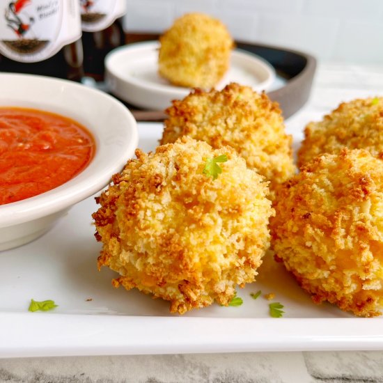 Air Fried Mac and Cheese Bites