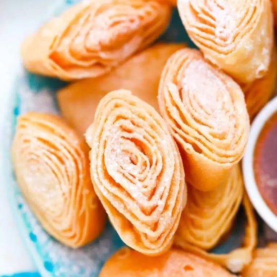 Fried Dough Roses