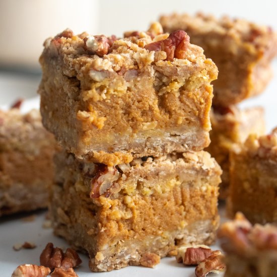 Pumpkin Pecan Bars