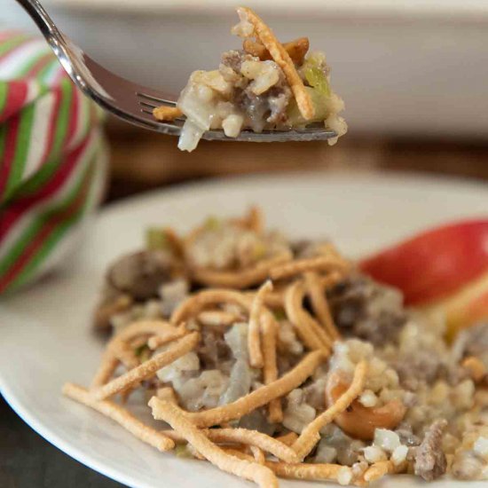 Chow Mein, Hamburger Rice Hotdish