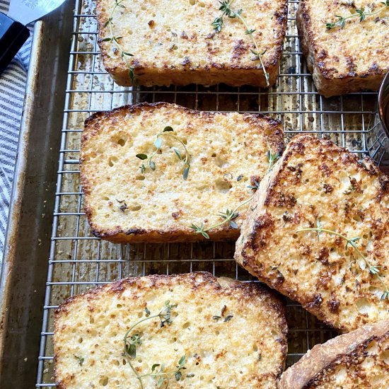 Broiled Savory French Toast